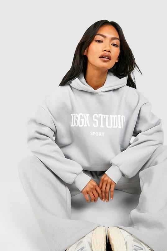 Dsgn Studio Sports Slogan Oversized Hooded Tracksuit by BOOHOO Dsgn Studio Sports Slogan Oversized Hooded Tracksuit by BOOHOO