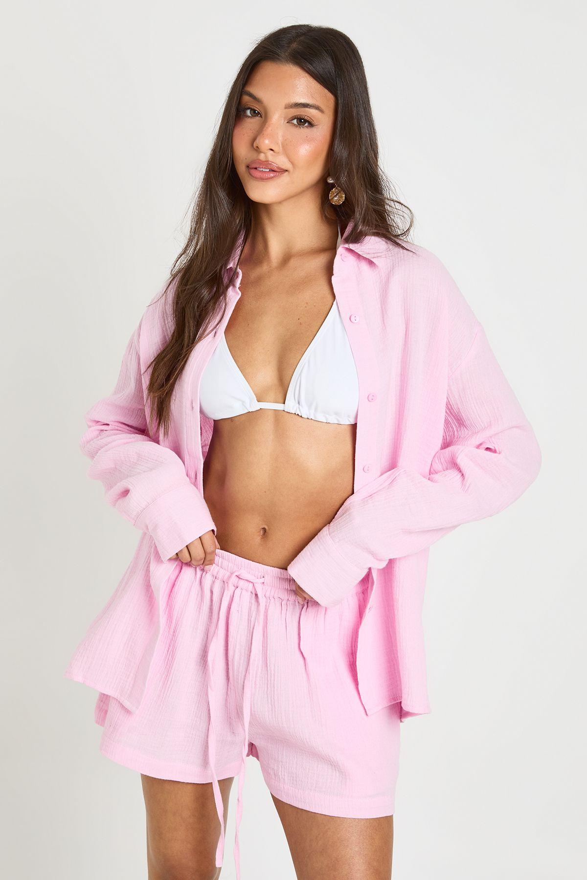 Elasticated Waist Beach Short by BOOHOO