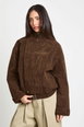 Faux Suede Funnel Neck Jacket by BOOHOO