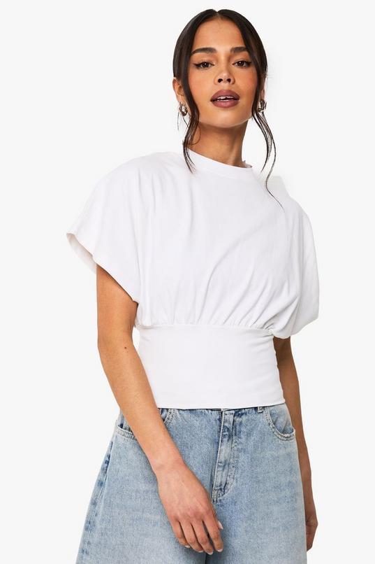 Fitted Waist T-Shirt by BOOHOO