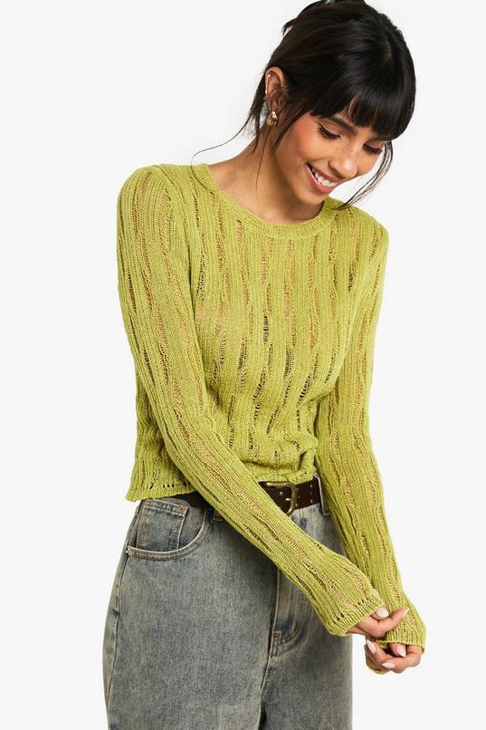 Ladder Detail Jumper by BOOHOO