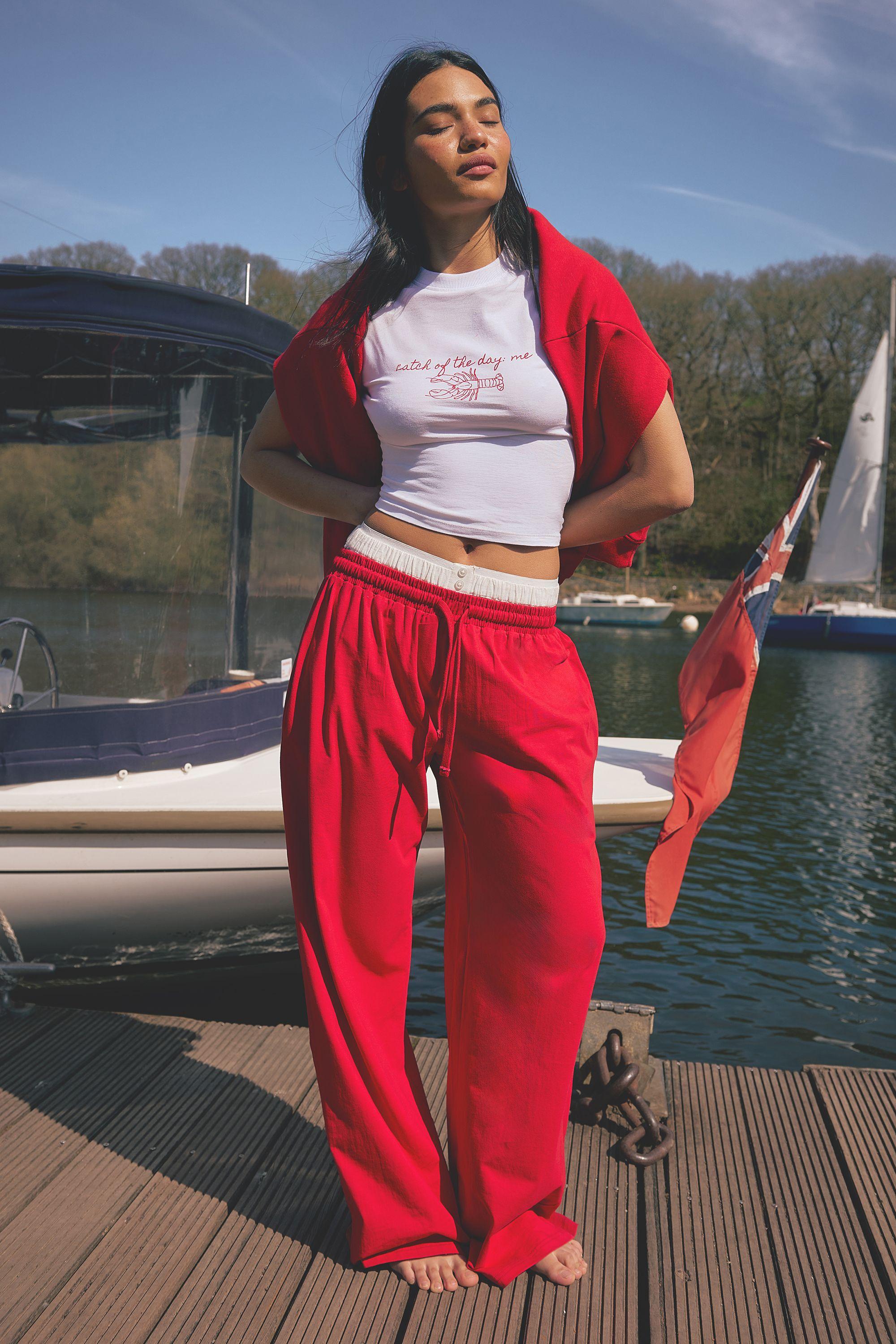 Lobster Print Baby Tee by BOOHOO