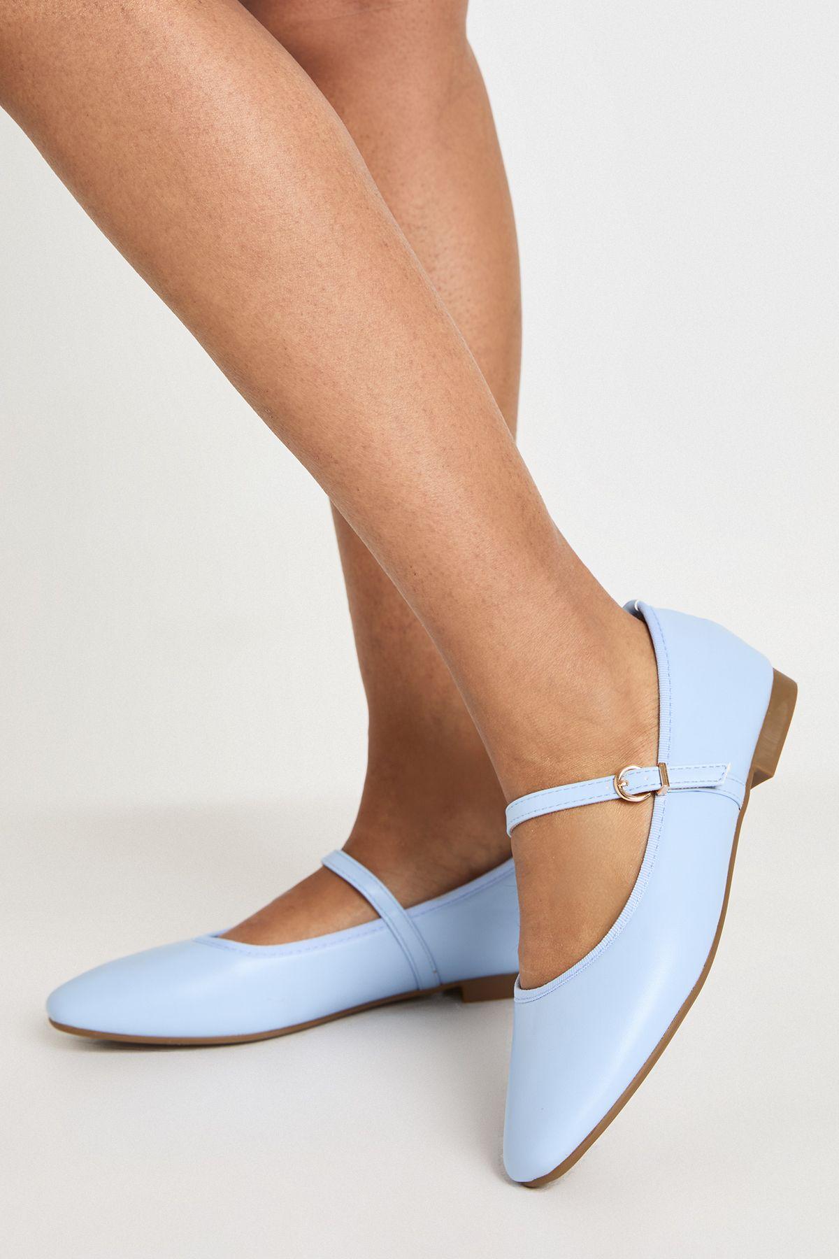 Mary Jane Ballet Flats by BOOHOO
