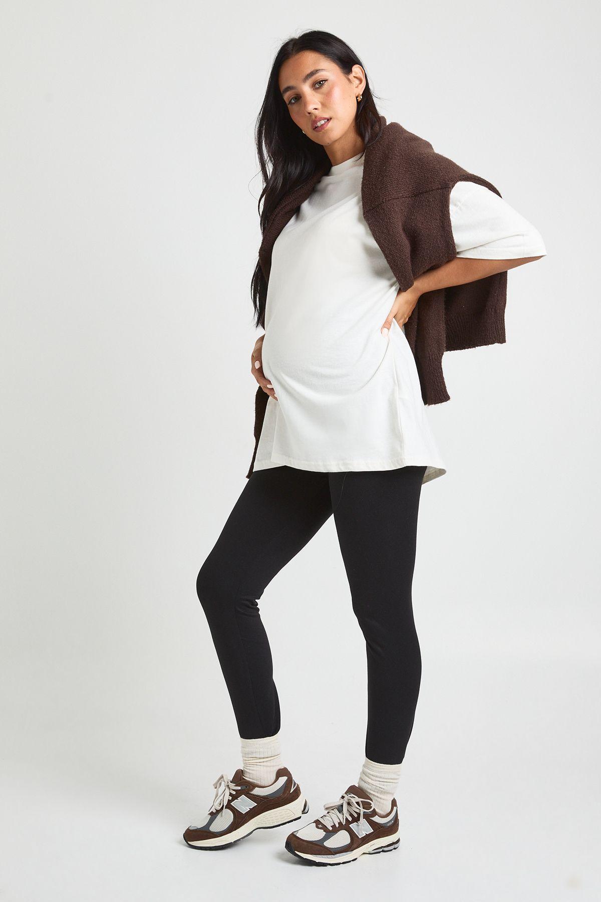 Maternity Over The Bump Leggings by BOOHOO