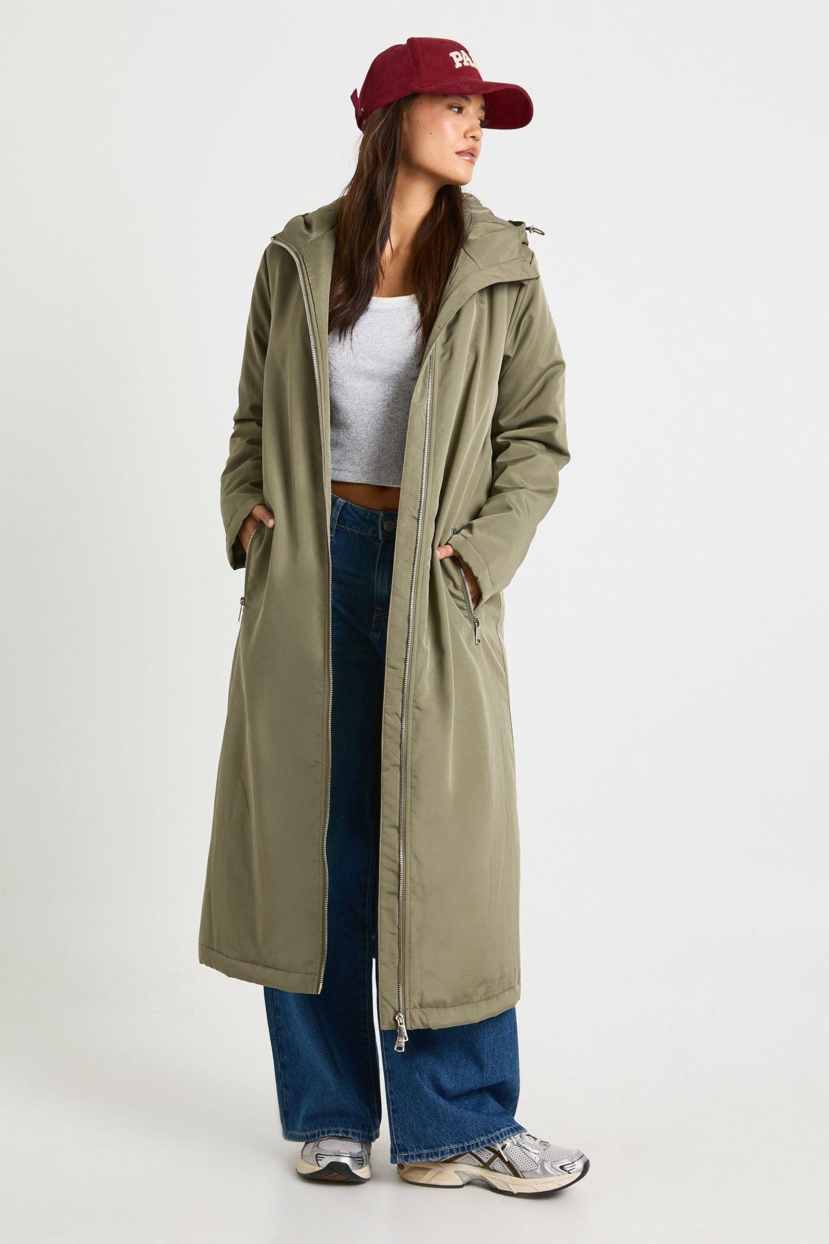 Maxi Hooded Parka by BOOHOO
