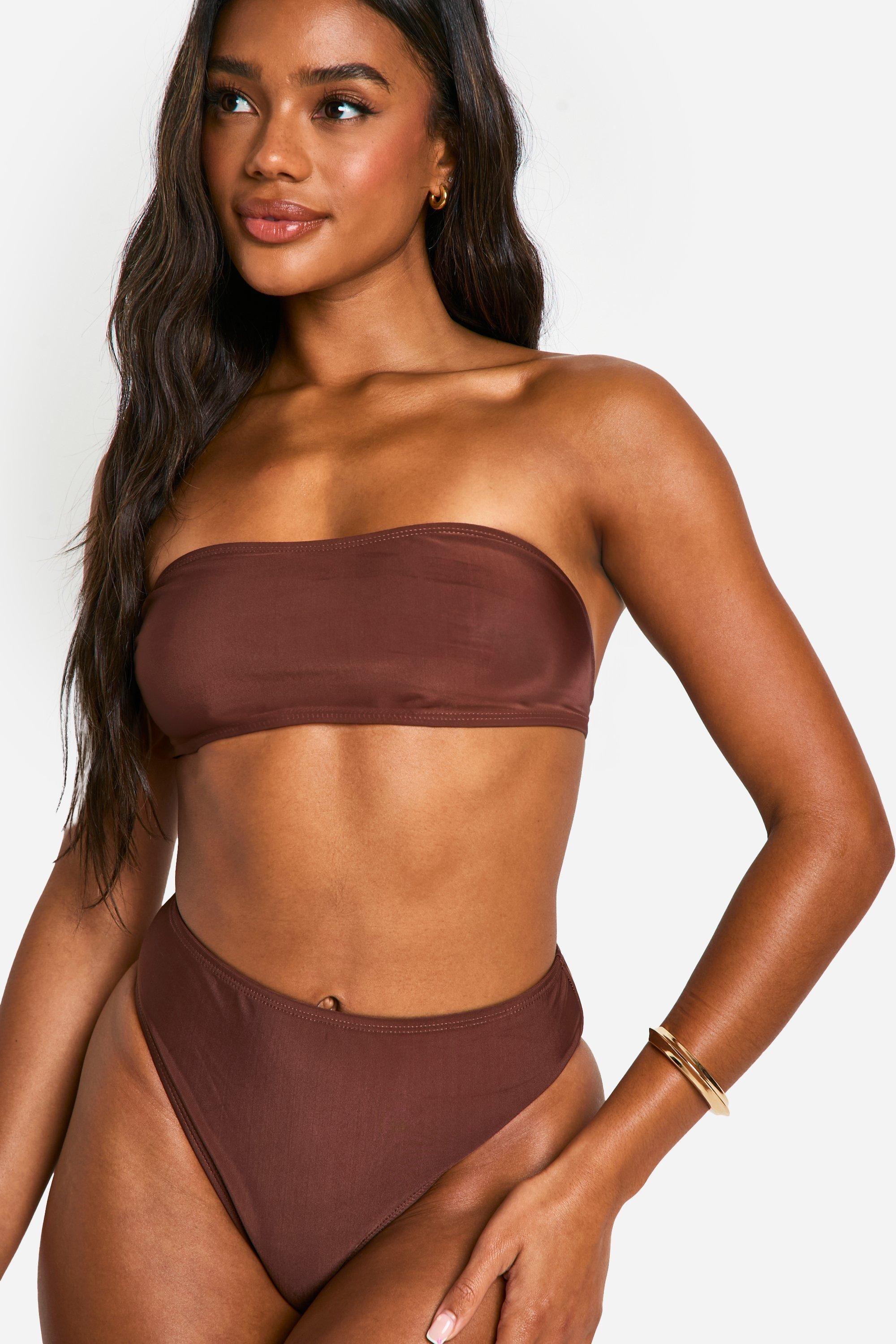 Mix & Match High Waist Bikini Brief by BOOHOO