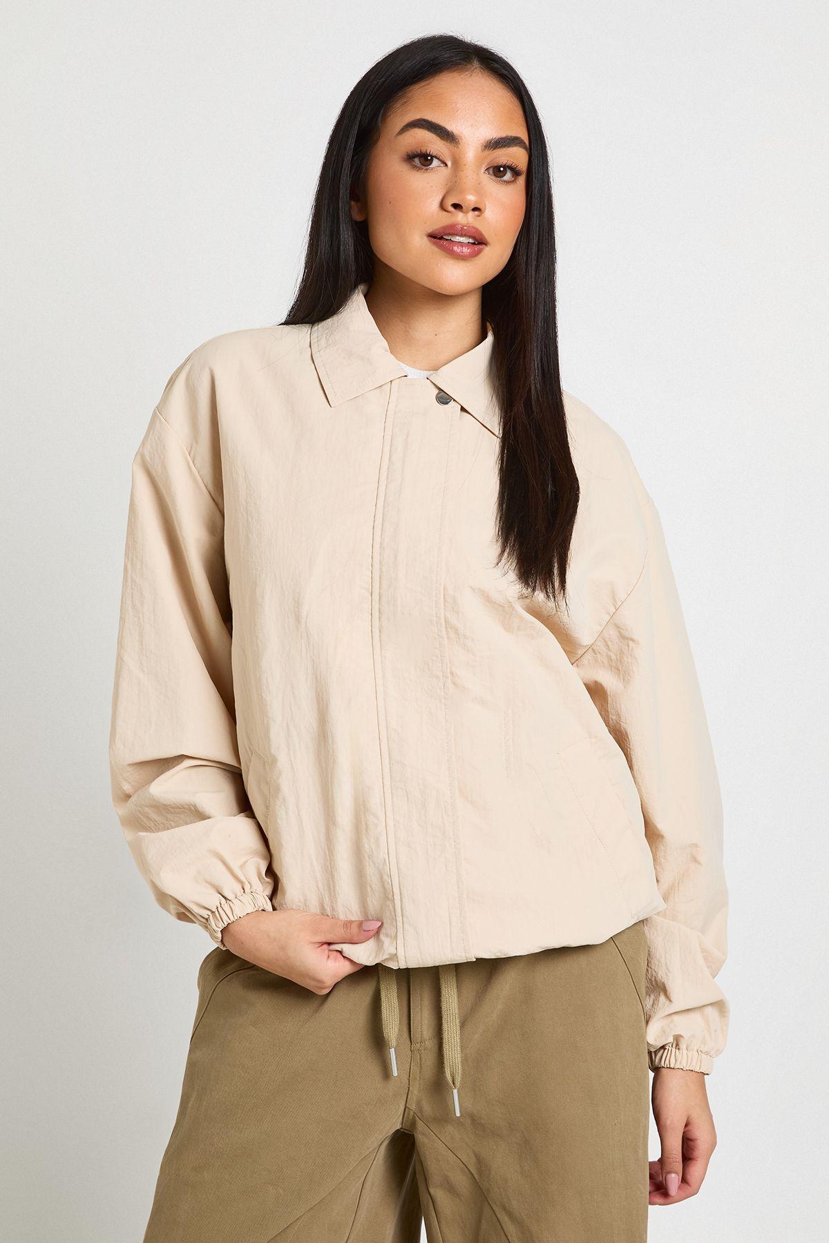 Oversized Bomber Jacket by BOOHOO