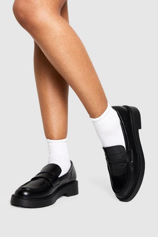 Panel Detail Loafers by BOOHOO