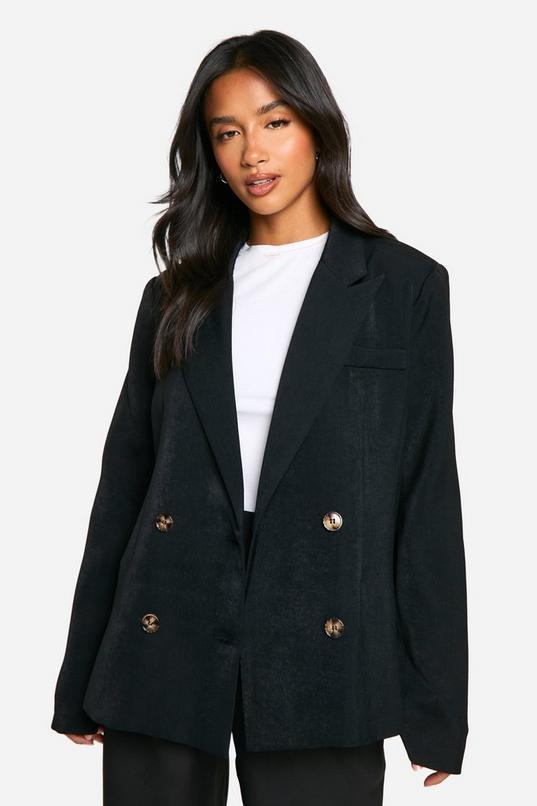 Petite Double Breasted Blazer by BOOHOO