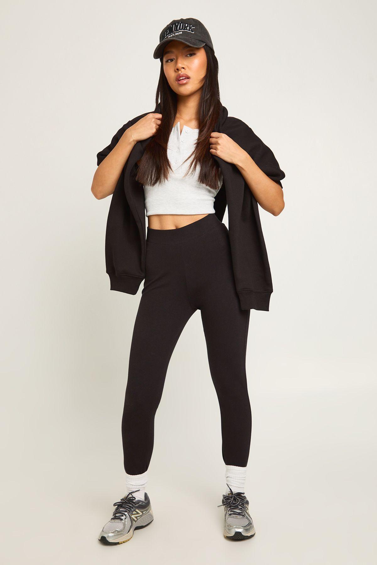 Petite High Waist Legging by BOOHOO
