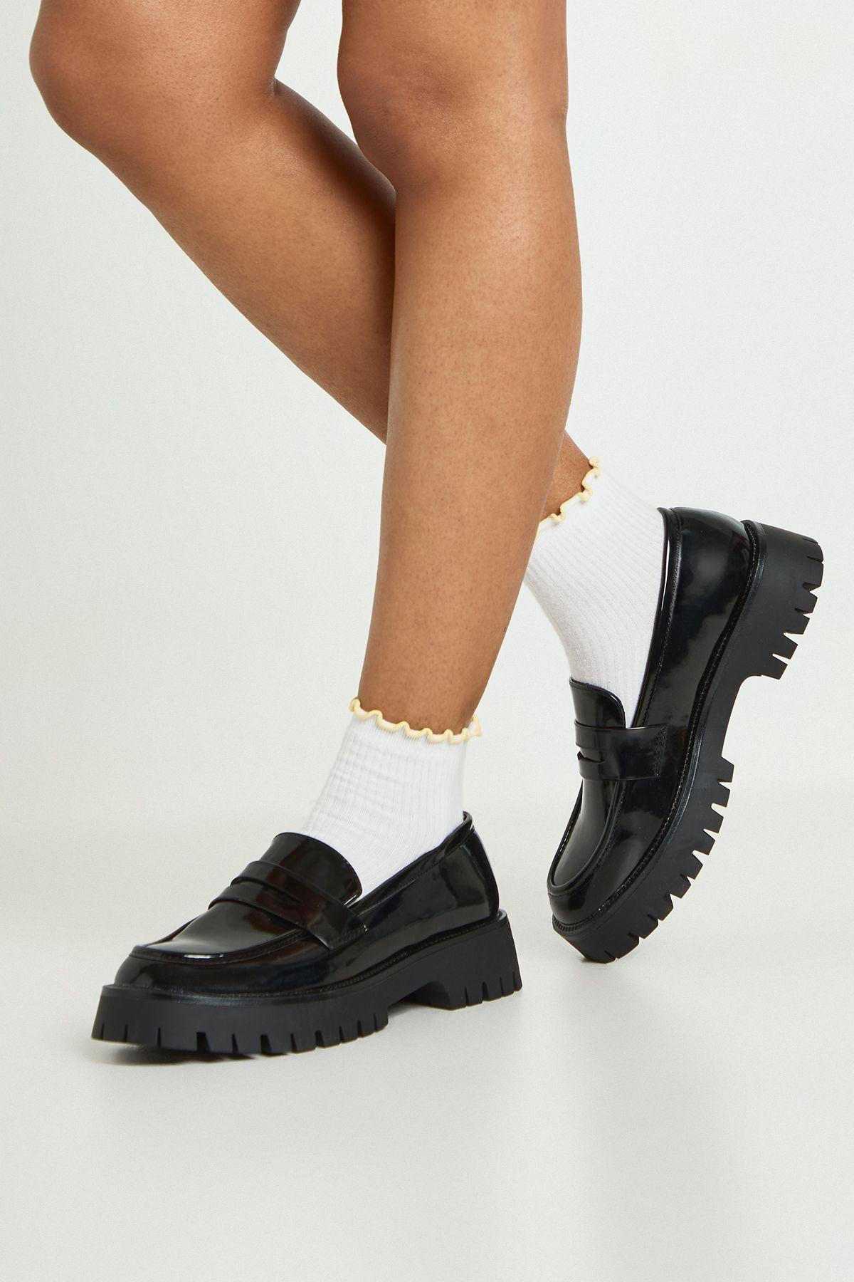 Plain Chunky Loafers by BOOHOO