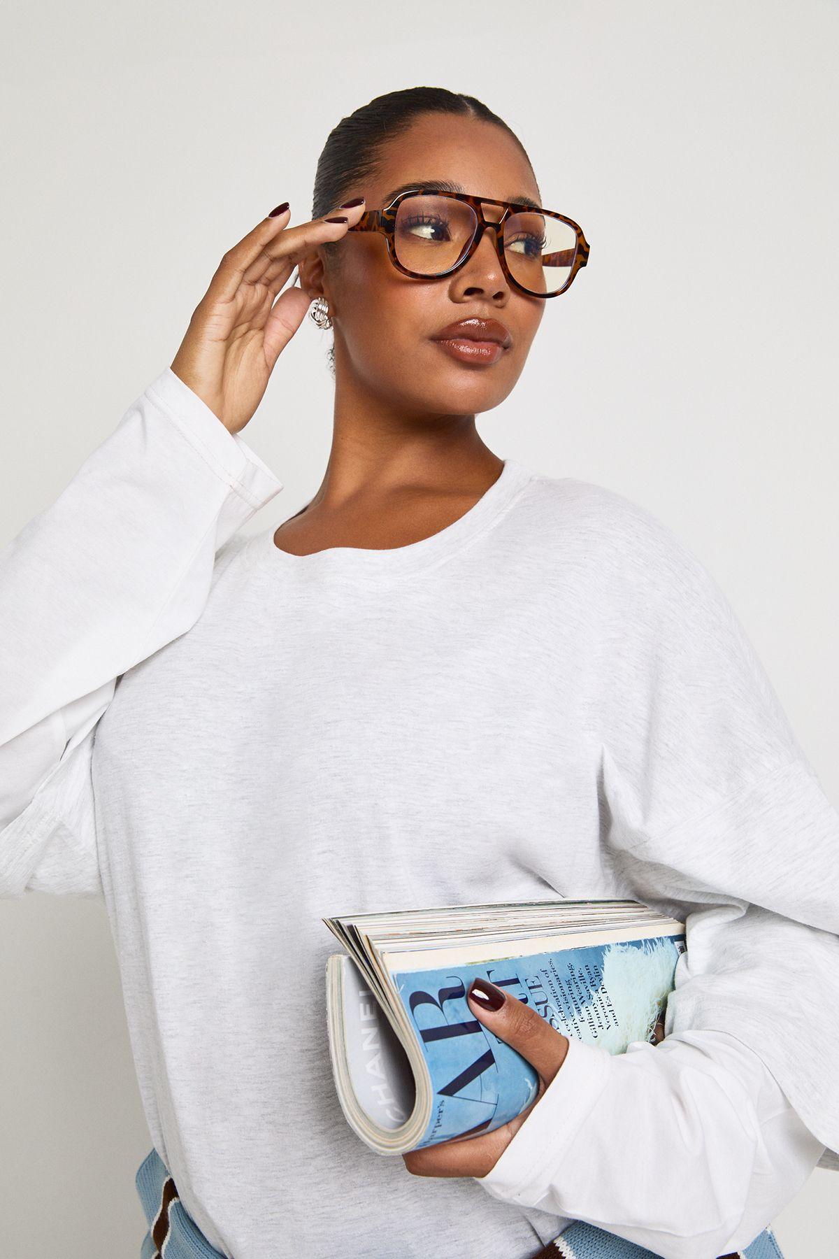 Plus 2 in 1 Long Sleeve T-Shirt by BOOHOO