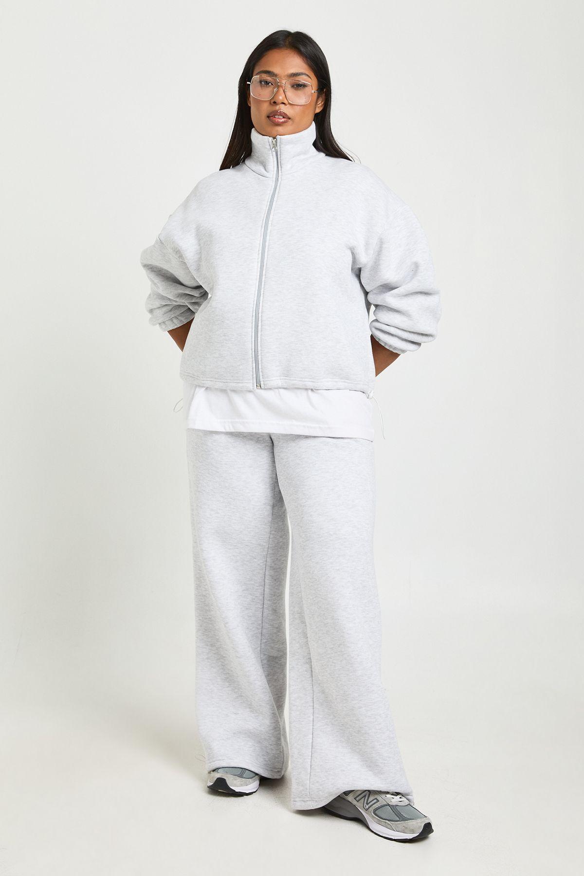 Plus Adjustable Toggle Wide Leg Jogger by BOOHOO