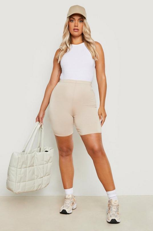 Plus Basic Cycling Shorts by BOOHOO