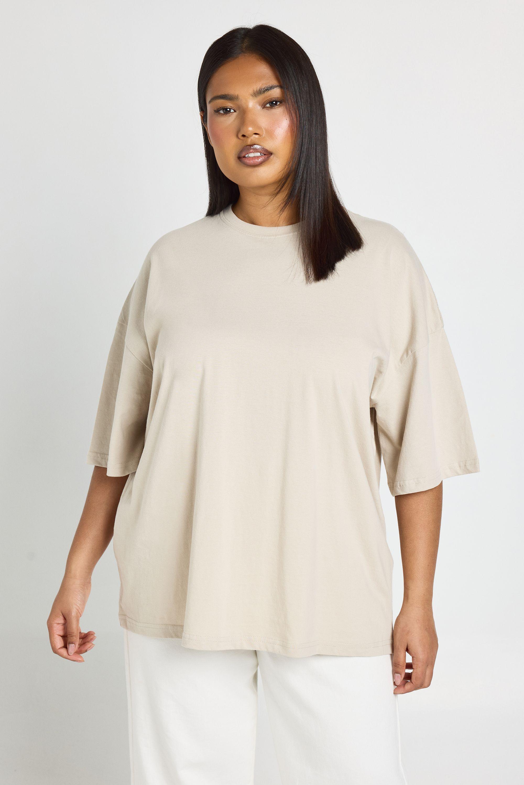 Plus Basic Oversized T Shirt by BOOHOO