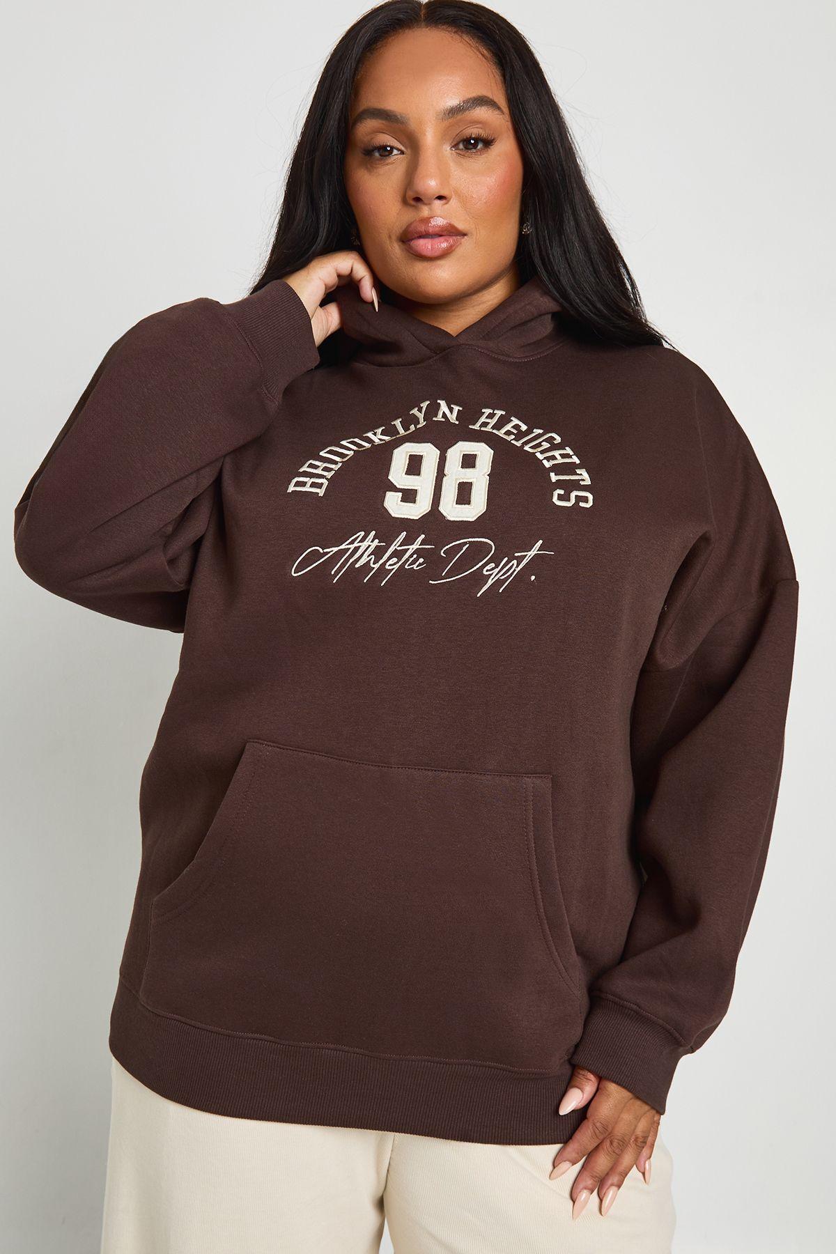 Plus Brooklyn Heights 98 Oversized Hoodie by BOOHOO