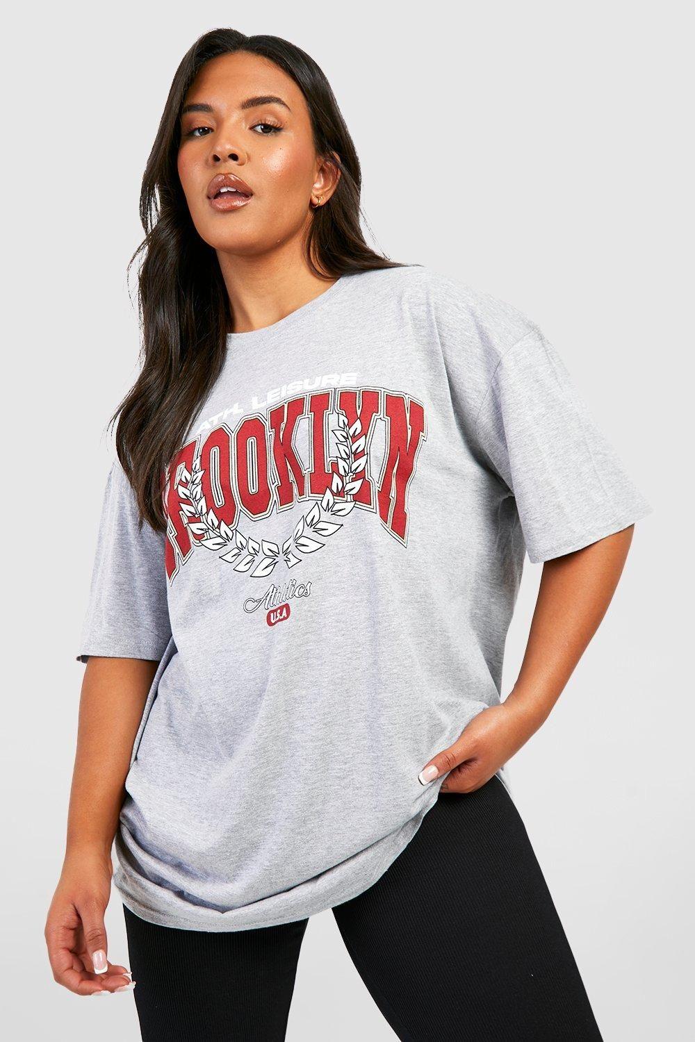 Plus Brooklyn Oversized T-shirt by BOOHOO