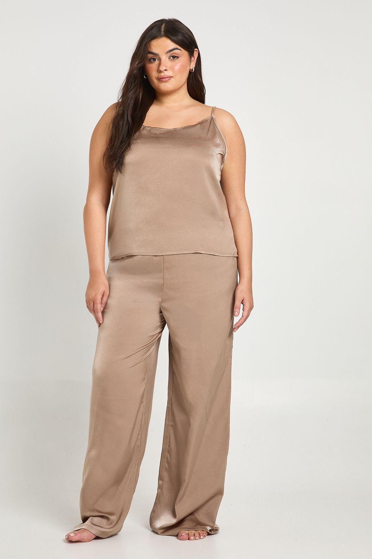 Plus Cami And Trouser Pyjama Set by BOOHOO