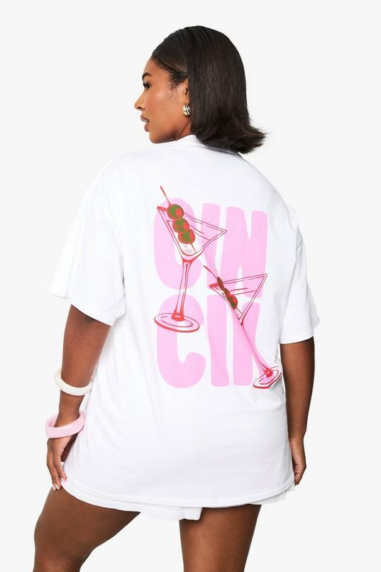 Plus Cin Cin Oversized T-Shirt by BOOHOO