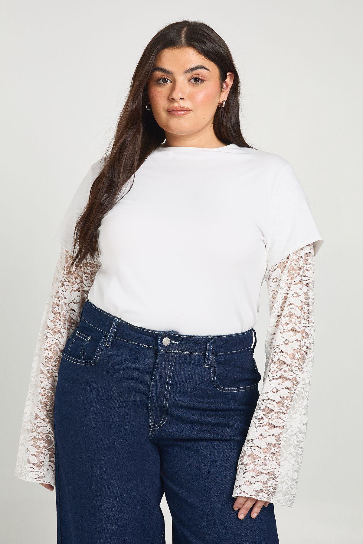 Plus Cinched Ruched Waisted Short Sleeve T-Shirt by BOOHOO
