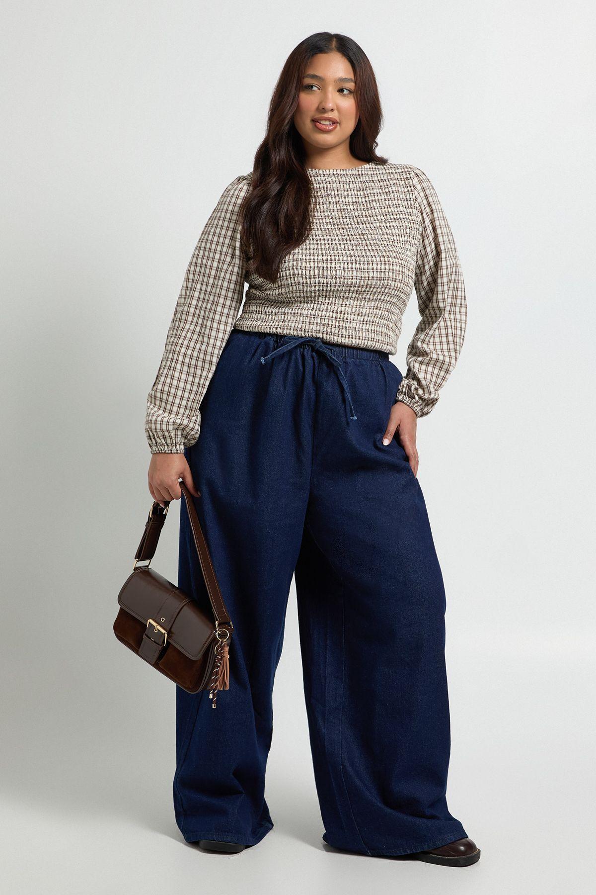 Plus Elasticated Waist Jean by BOOHOO