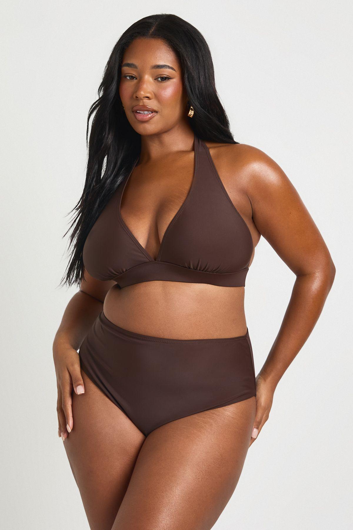Plus Essentials High Waist Brief by BOOHOO