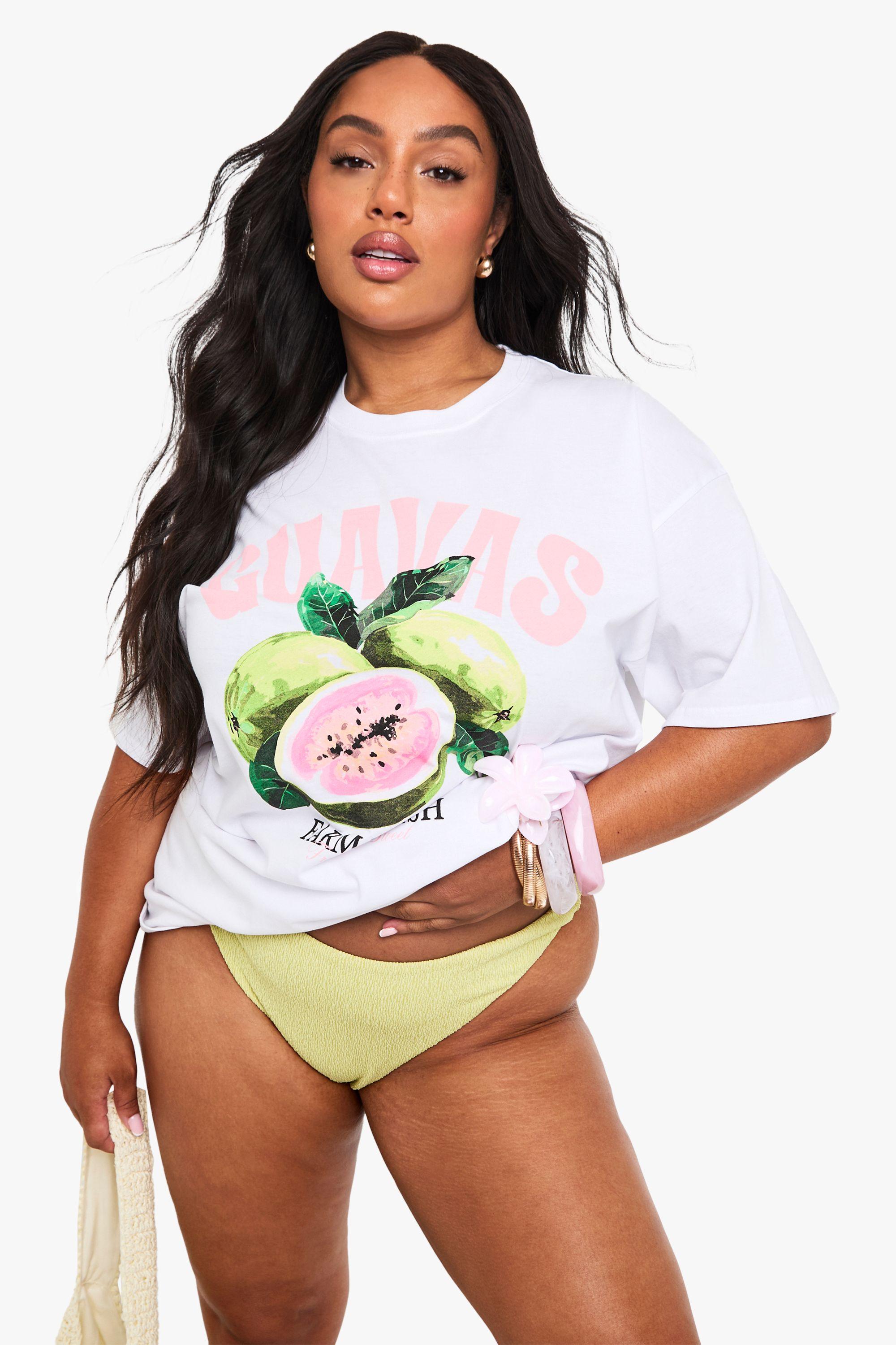 Plus Guavas Oversized T-Shirt by BOOHOO