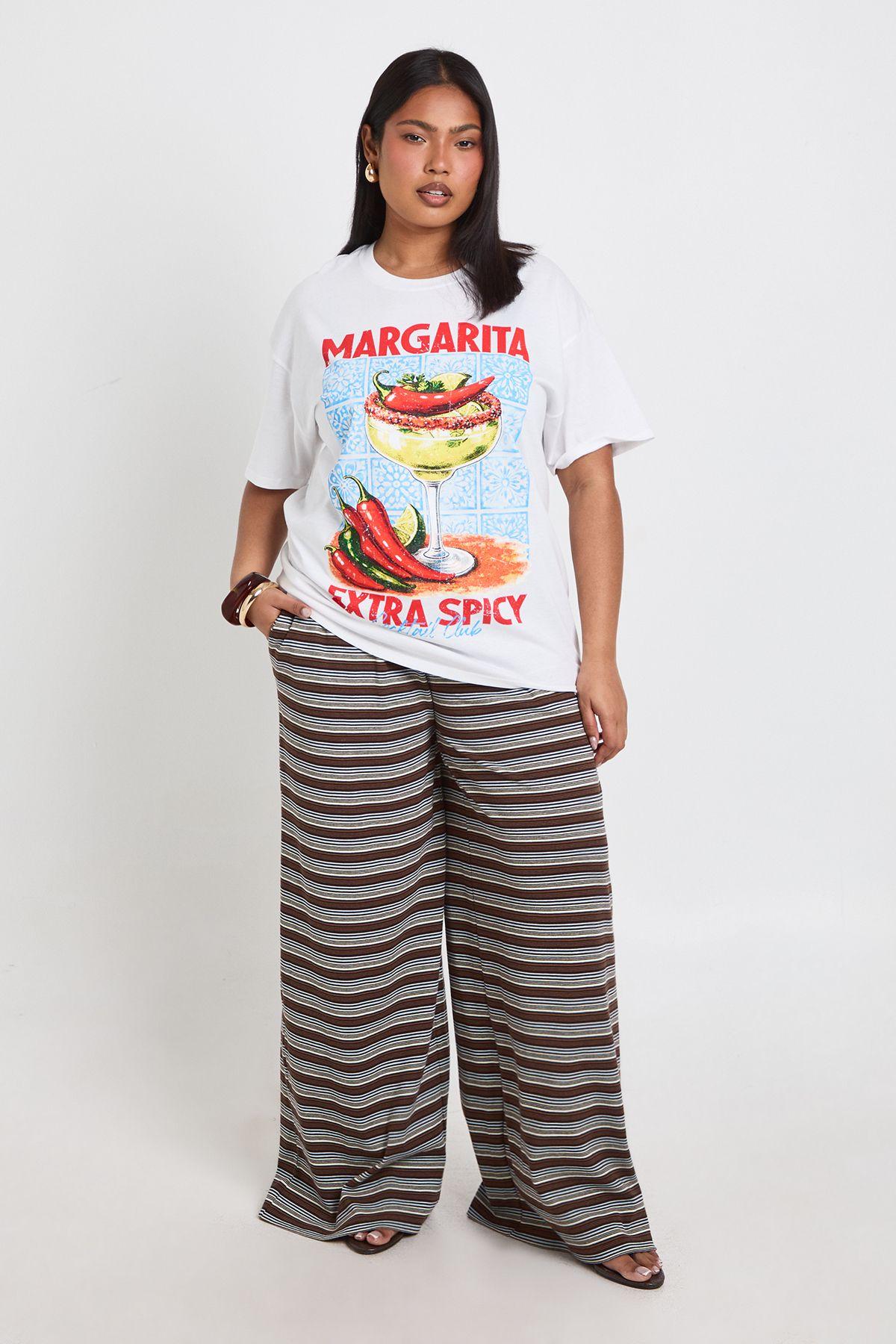 Plus Margarita T-shirt by BOOHOO