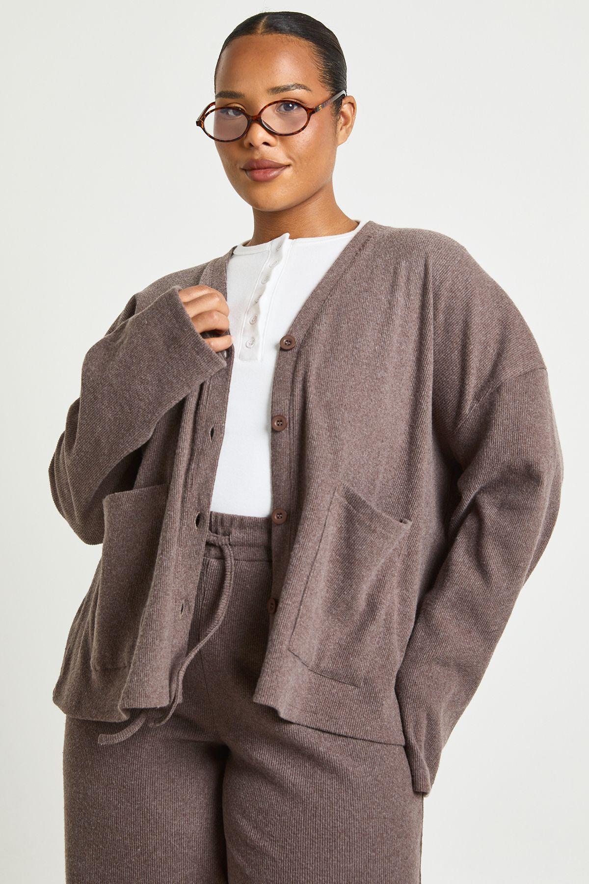 Plus Relaxed Fit Cardigan by BOOHOO