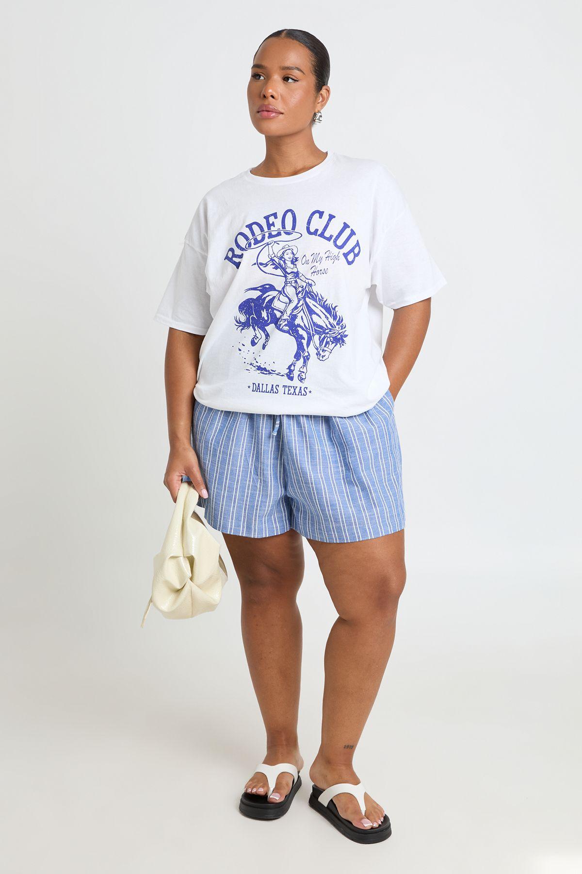 Plus Rodeo Club Printed T Shirt by BOOHOO