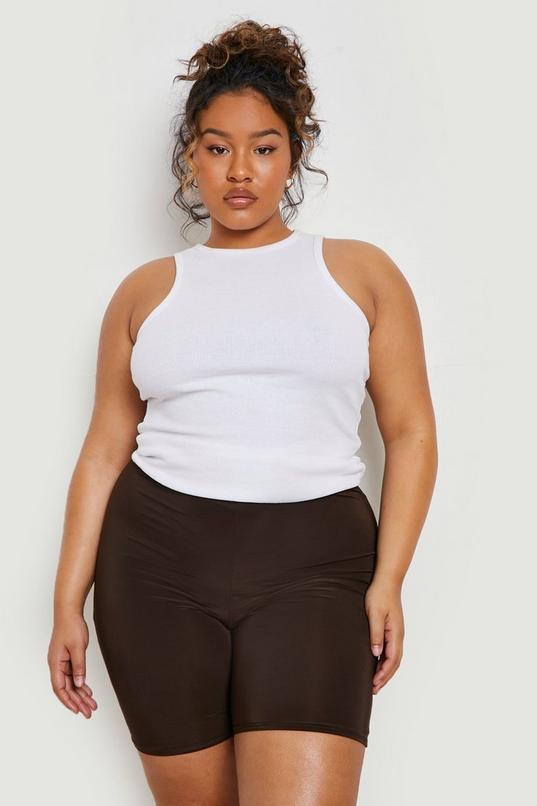 Plus Slinky Cycling Shorts by BOOHOO