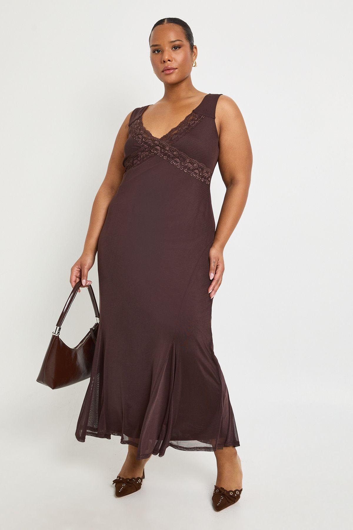 Plus Slip Dress by BOOHOO