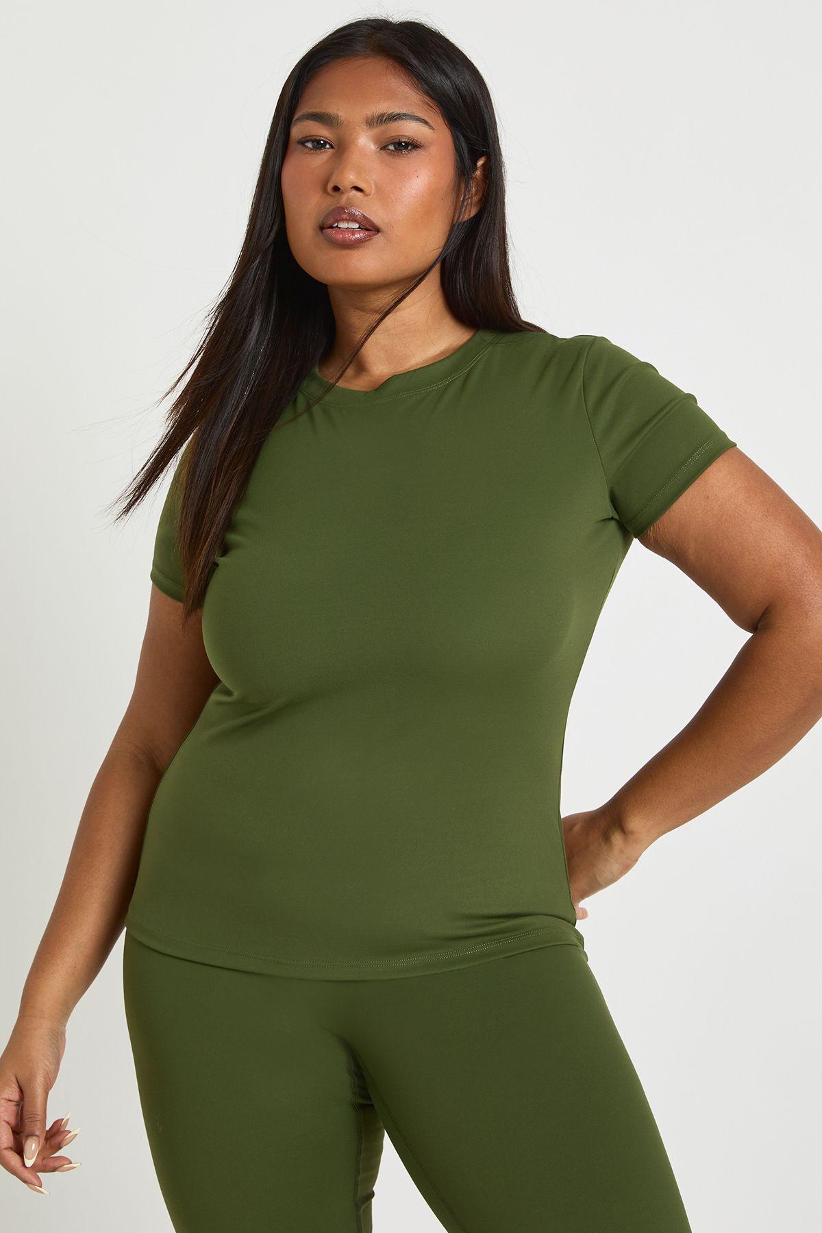 Plus Supersoft Peached Sculpt Top by BOOHOO