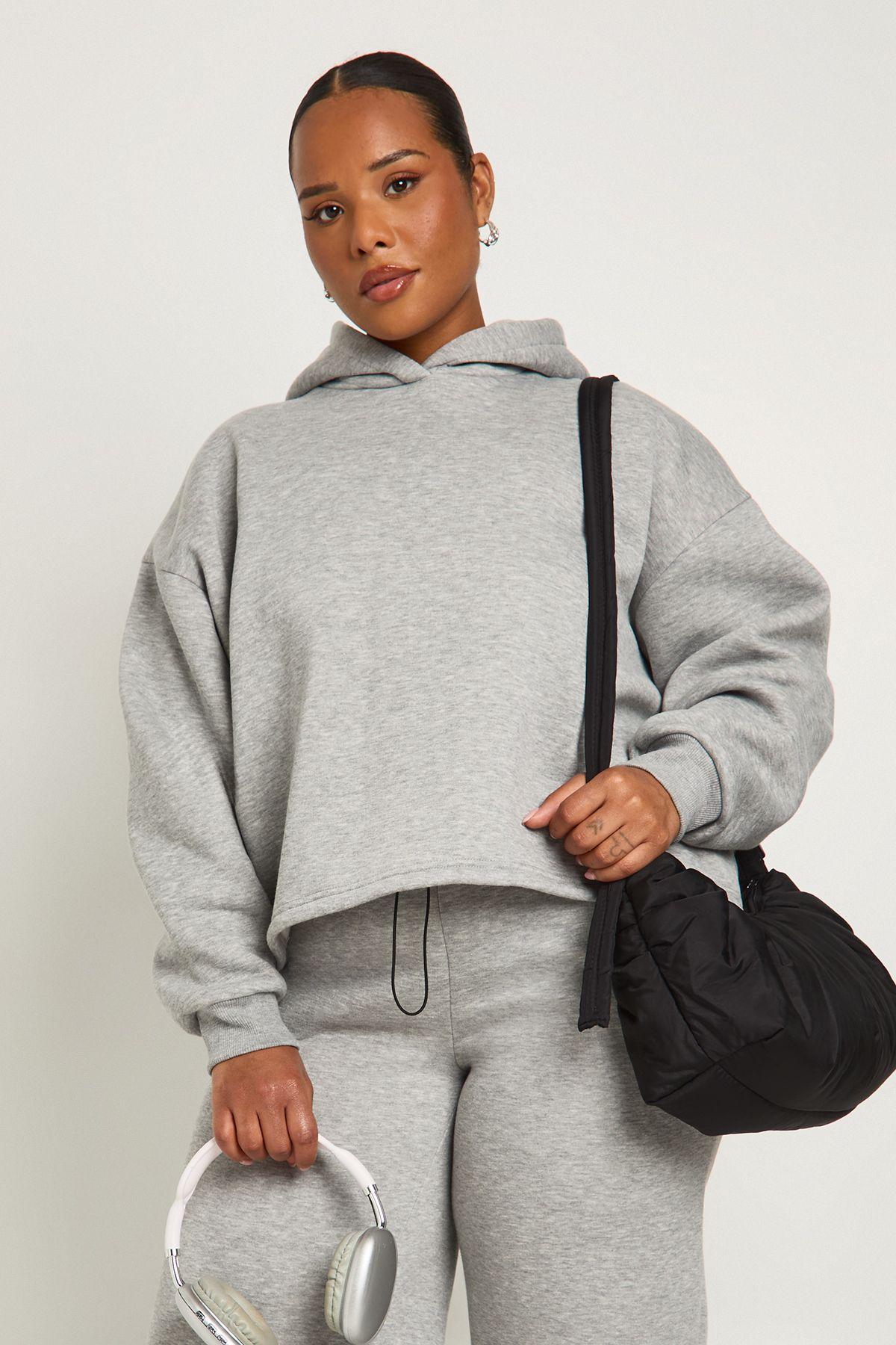 Plus Toggle Oversized Hoodie by BOOHOO