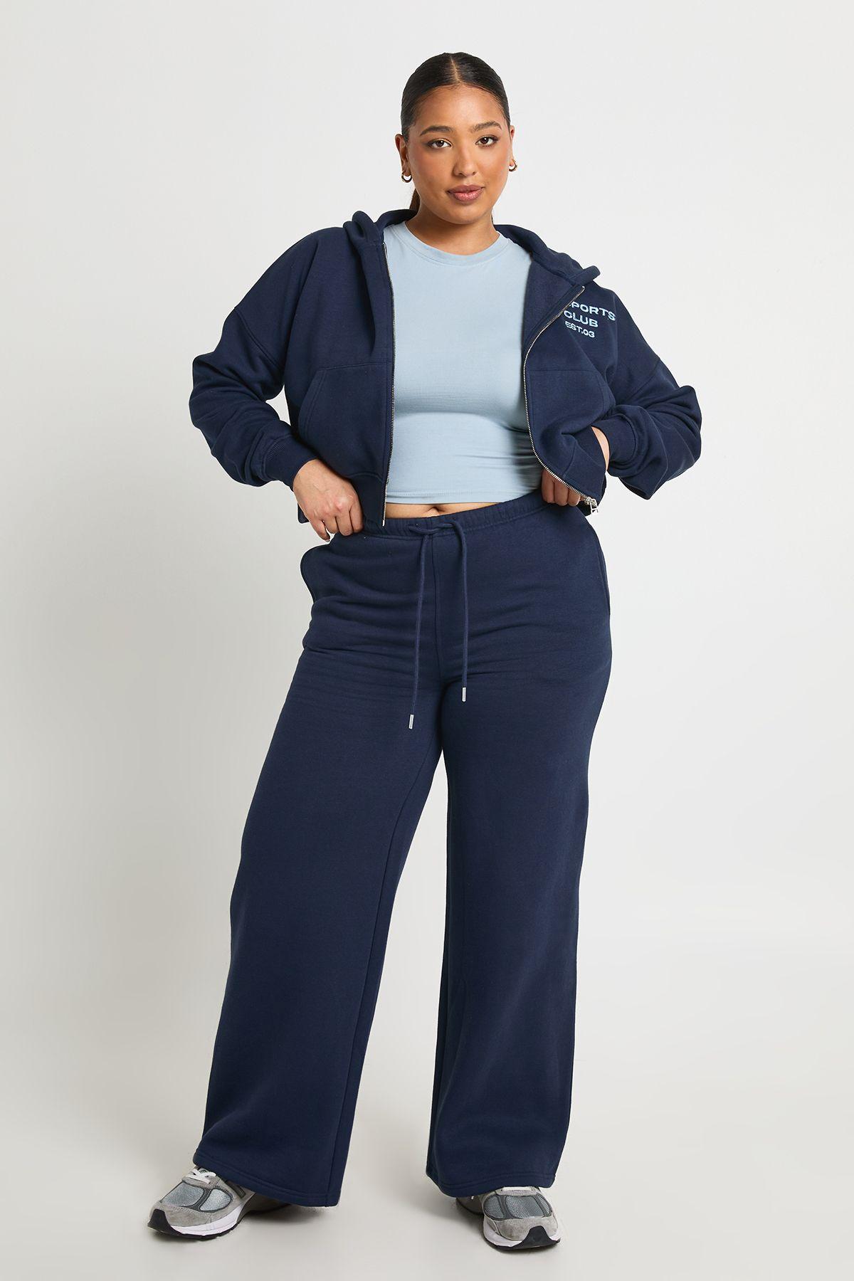 Plus Wide Leg Jogger by BOOHOO