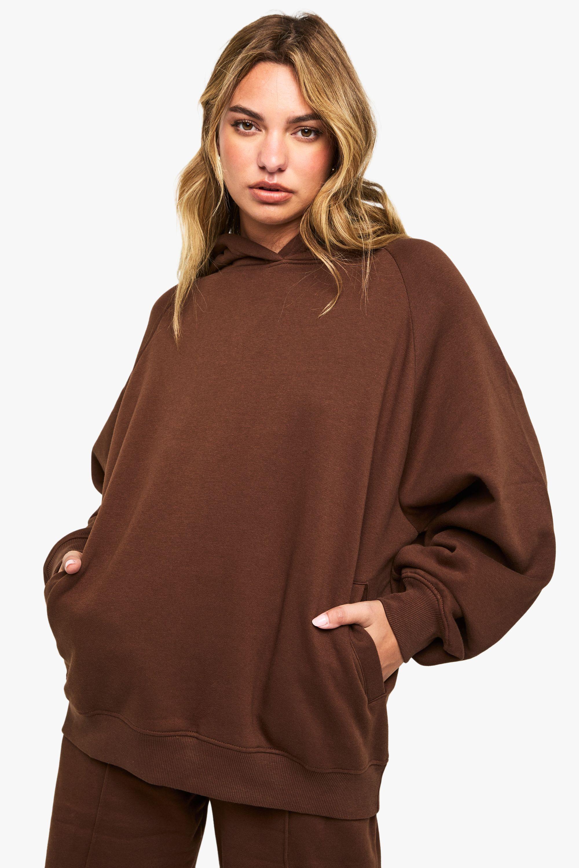 Raglan Seam Oversized Hoodie by BOOHOO