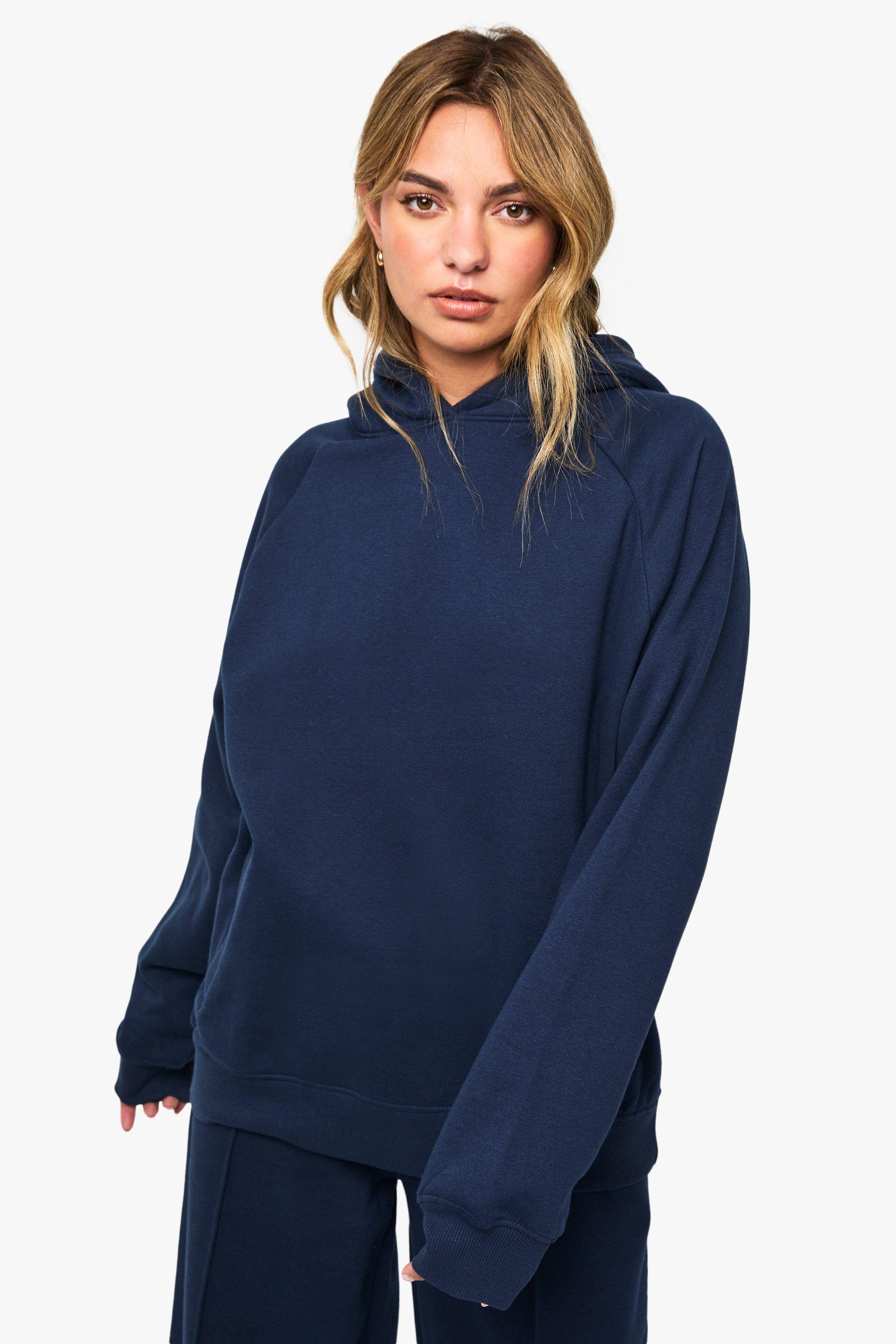 Raglan Seam Oversized Hoodie by BOOHOO