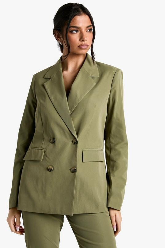 Relaxed Fit Double Breasted Blazer by BOOHOO