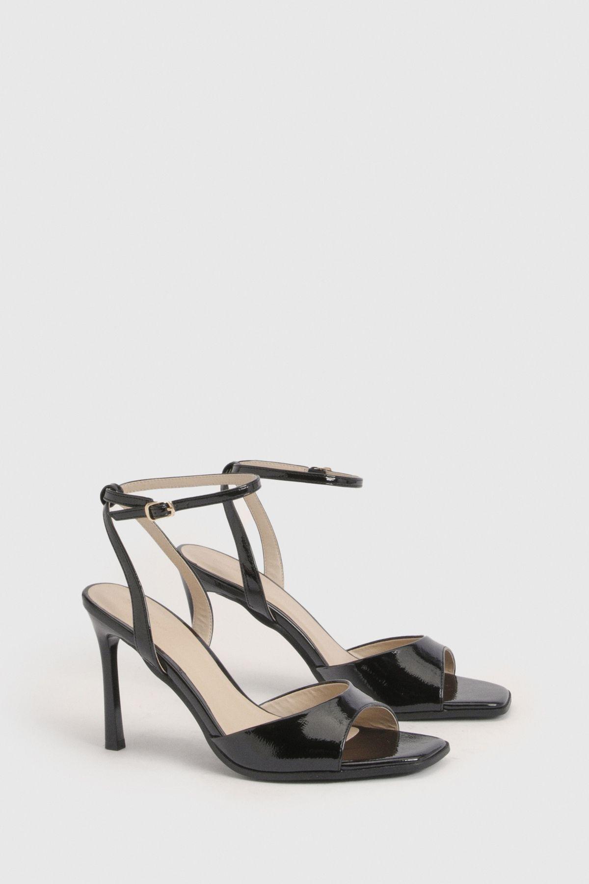 Round Toe 2 Part High Stiletto Heels by BOOHOO
