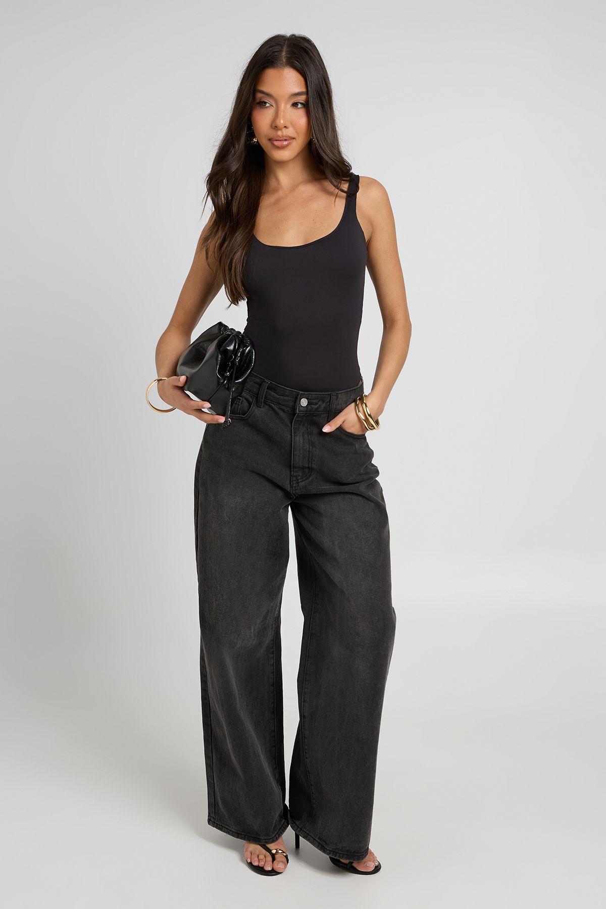 Second Skin Strappy Bodysuit by BOOHOO