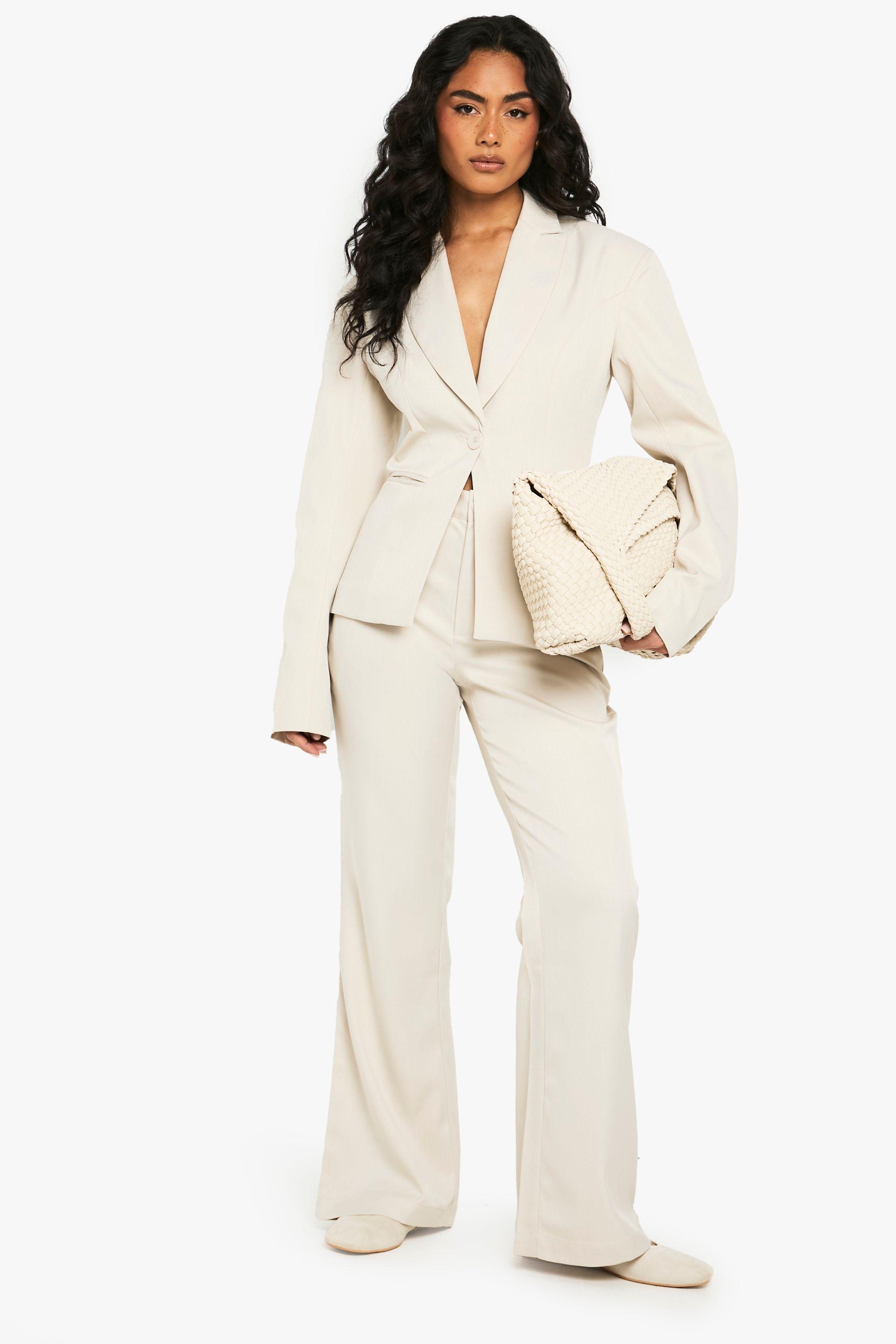 Slim Flare Tailored Trouser by BOOHOO