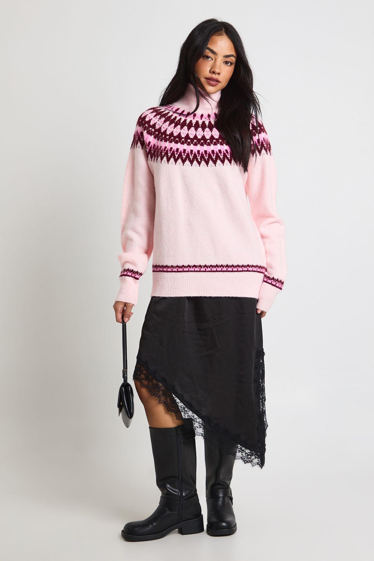 Soft Knit Fairisle Christmas Jumper by BOOHOO
