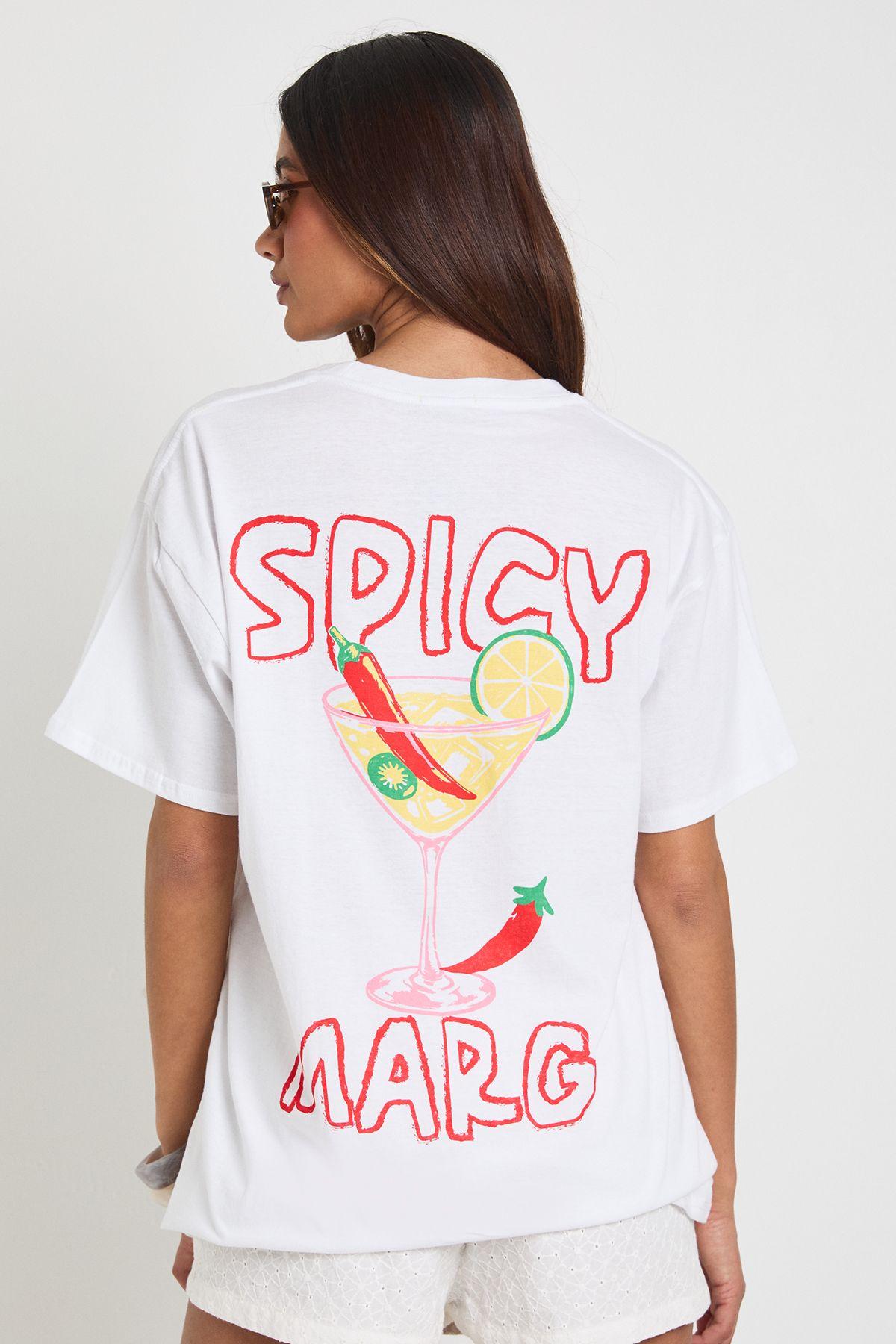 Spicy Marg Oversized T-shirt by BOOHOO