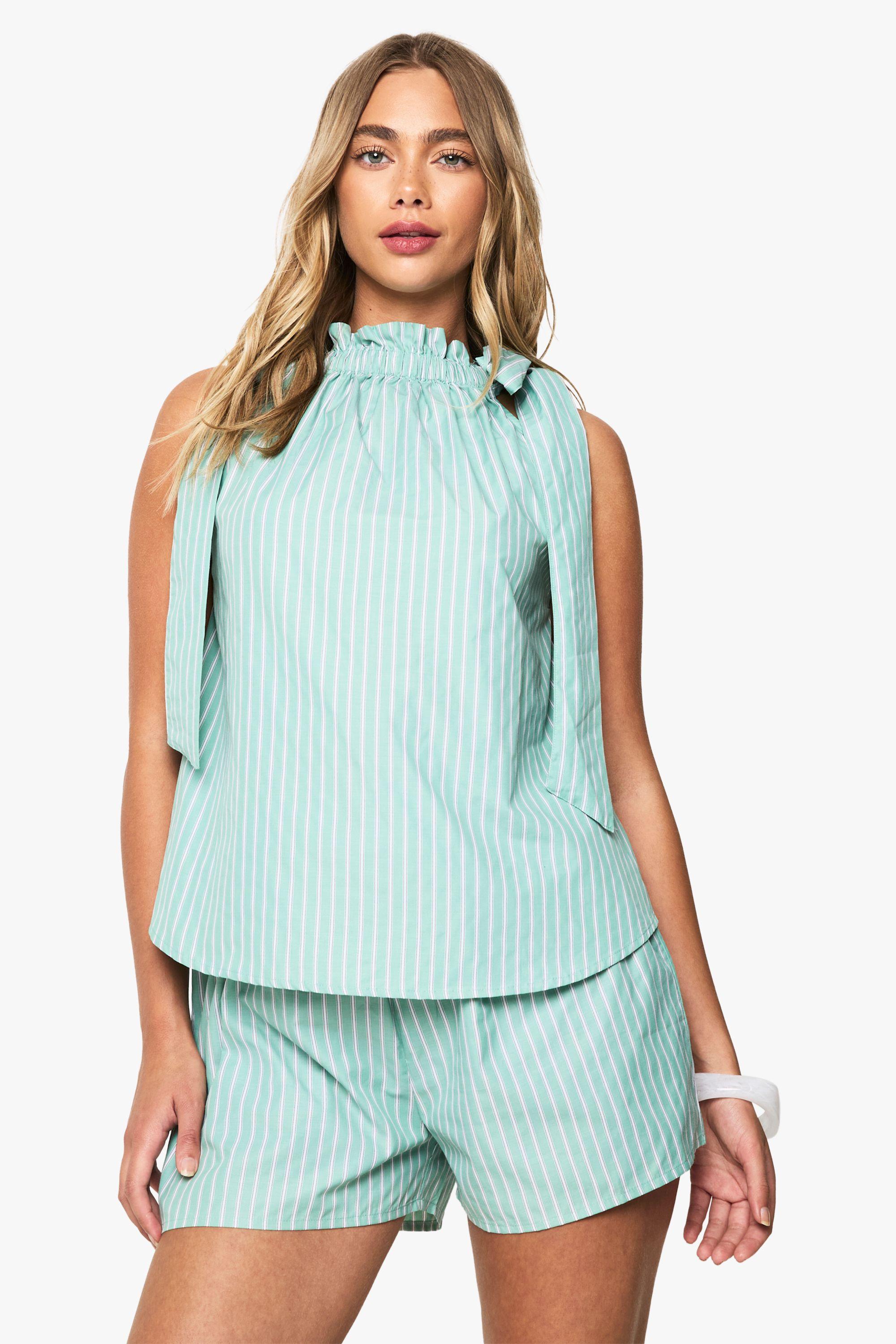 Stripe Flippy Shorts by BOOHOO
