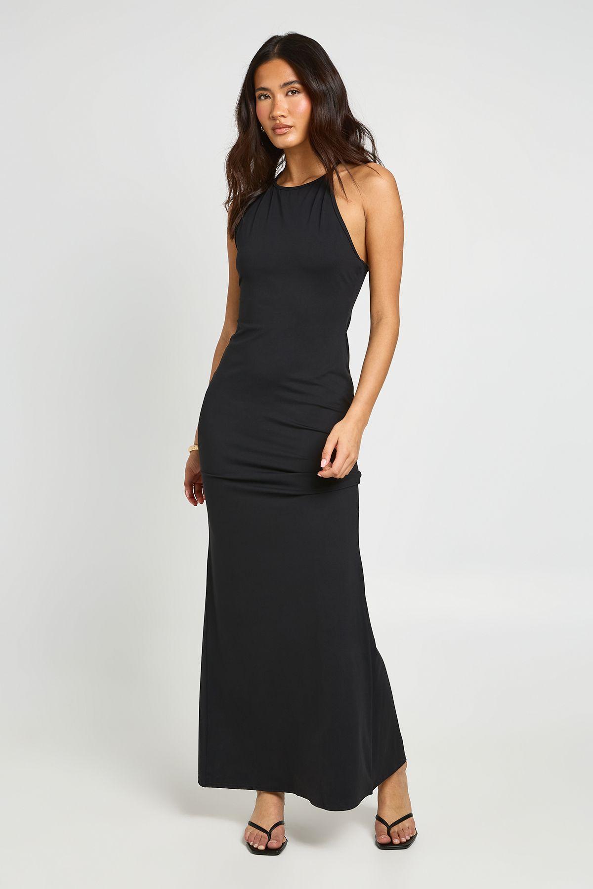 Super Soft Racer Back Maxi Dress by BOOHOO