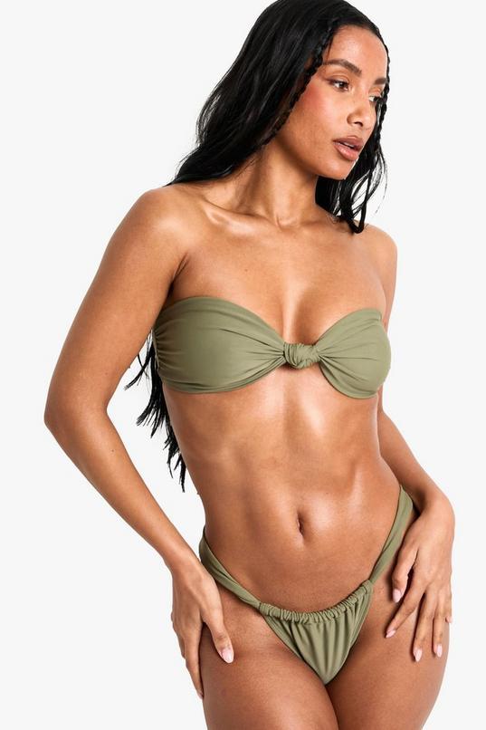 Swimwear Essentials Bandeau Bikini Top by BOOHOO