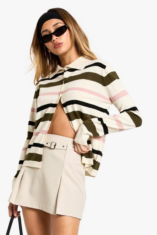 Tailored Belted Mini Skirt by BOOHOO