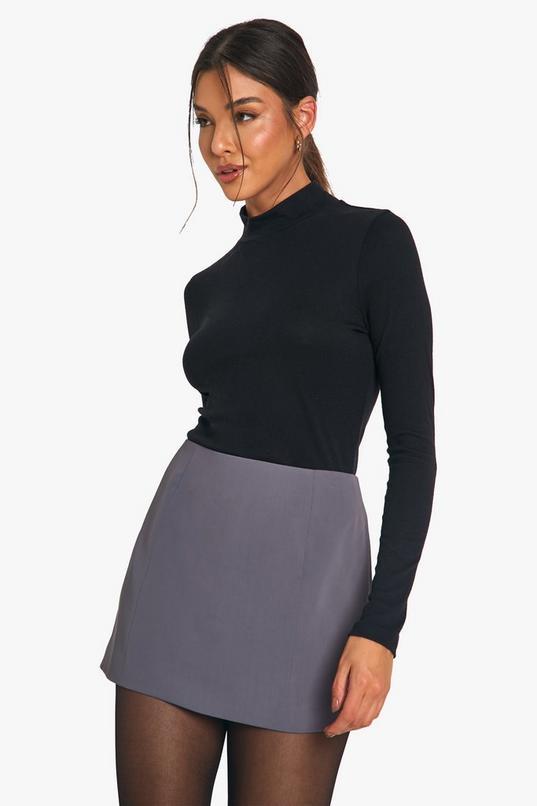 Tailored Micro Mini Skirt by BOOHOO