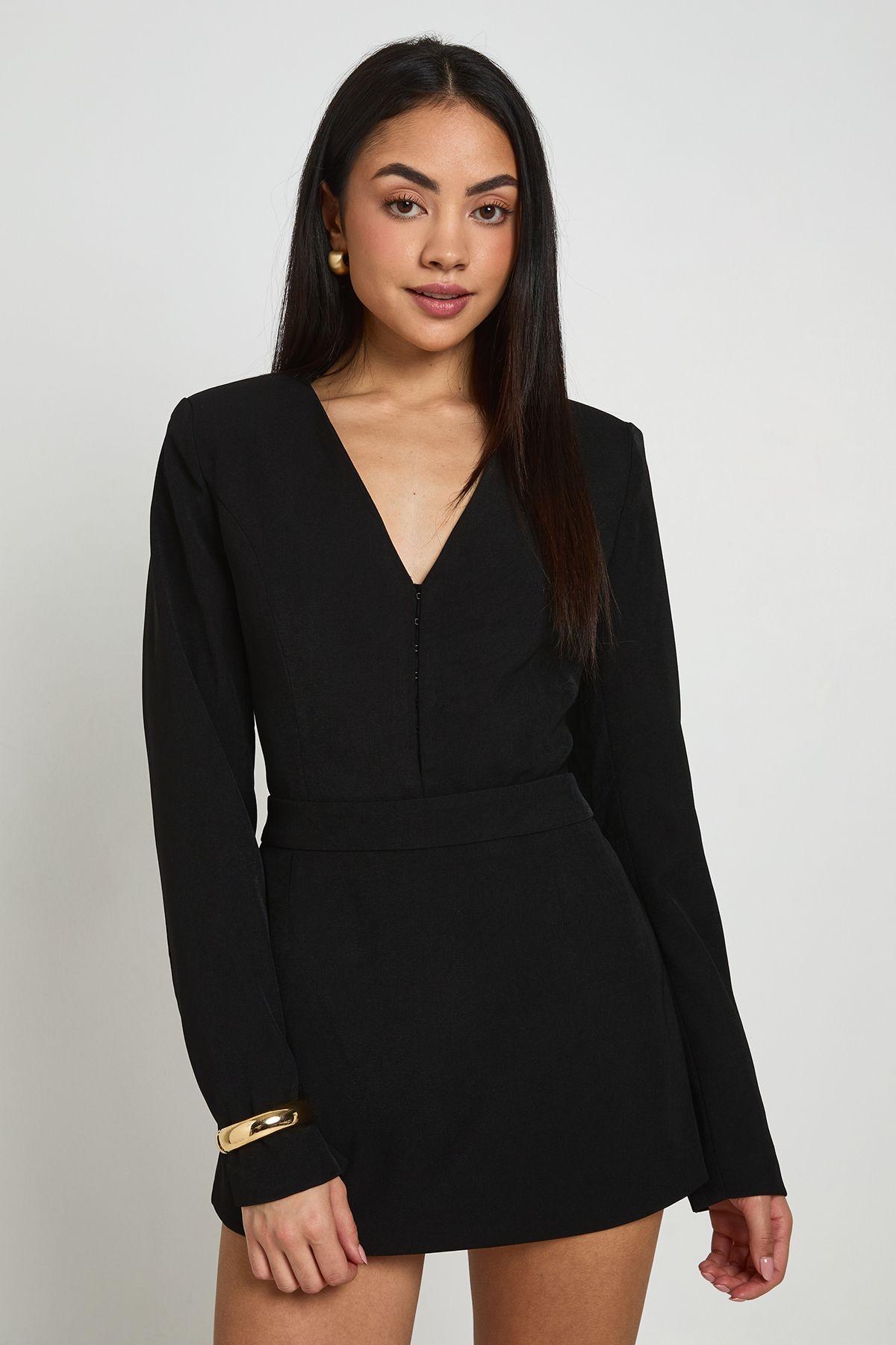 Tailored Mini Skirt by BOOHOO
