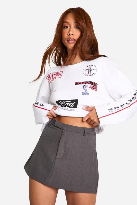 Tailored Mini Skirt by BOOHOO
